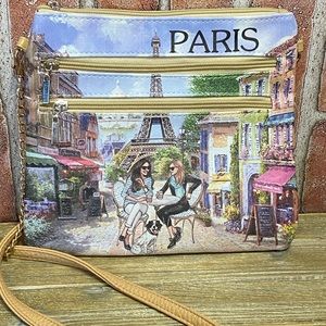Paris Theme Crossbody Bag